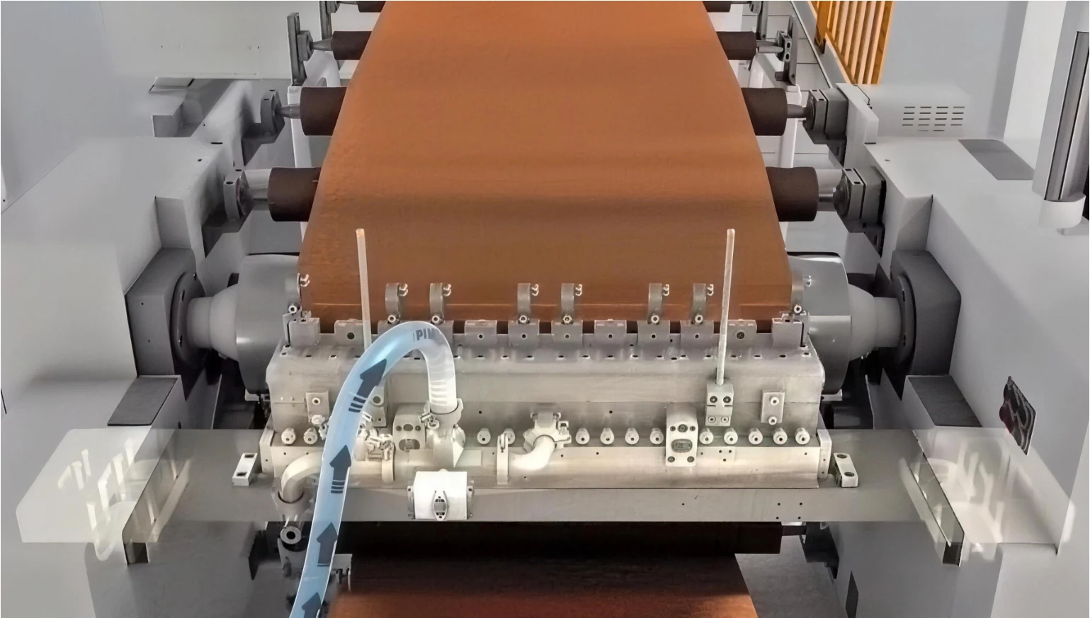 Lithium battery coating die-head control