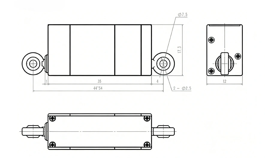 ZHR-MEC-DE-TB-10-030-14 dimension drawing