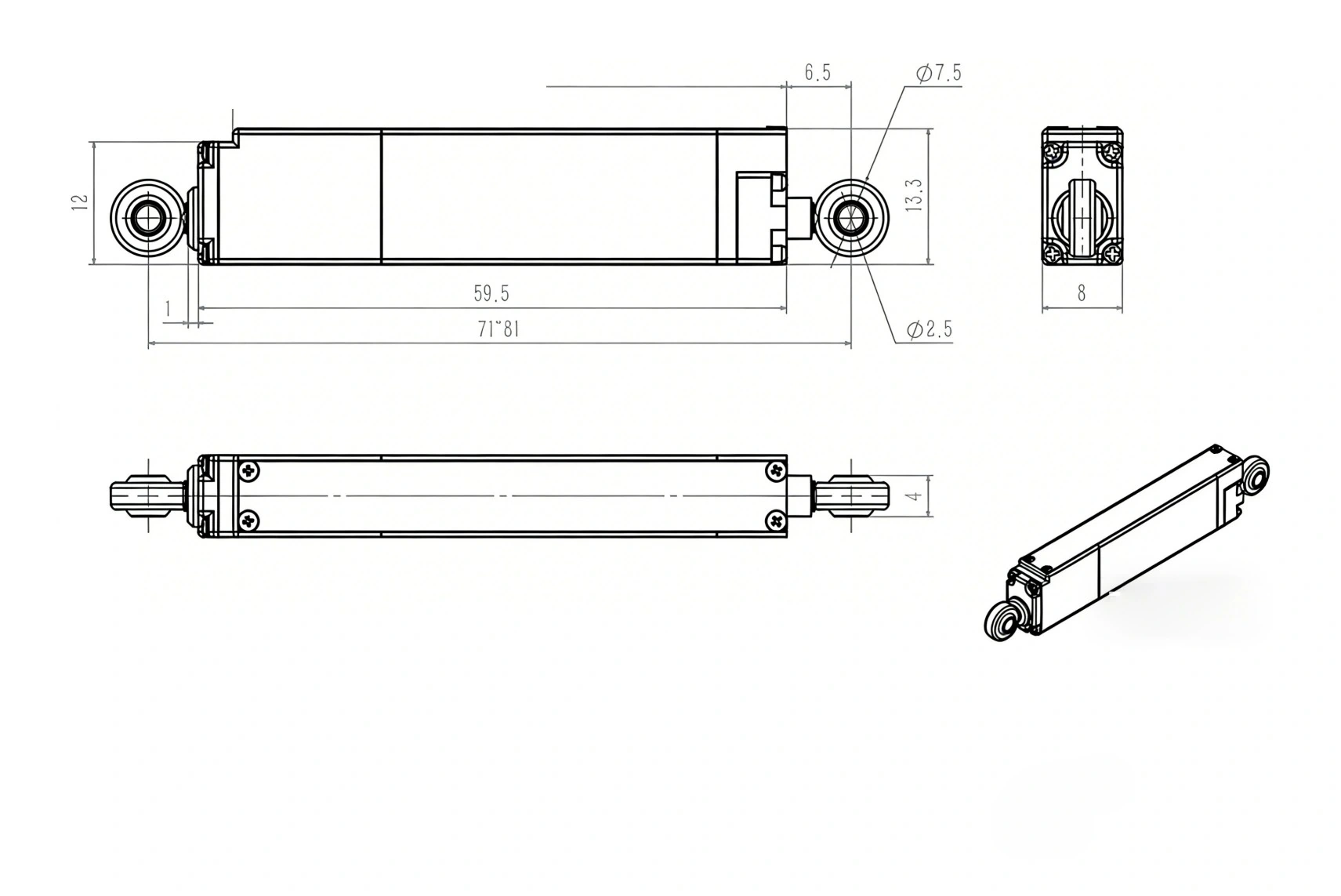 ZHR-MEC-DE-FS-10-100-13 dimension drawing