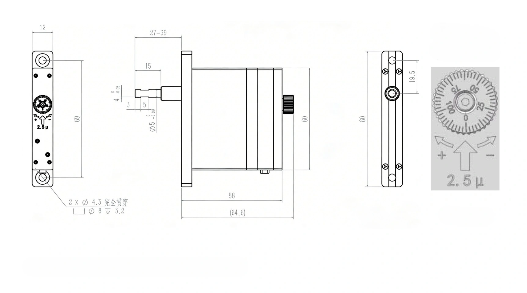 ZHR-MEC-FT-FA-12-200-03 dimension drawing