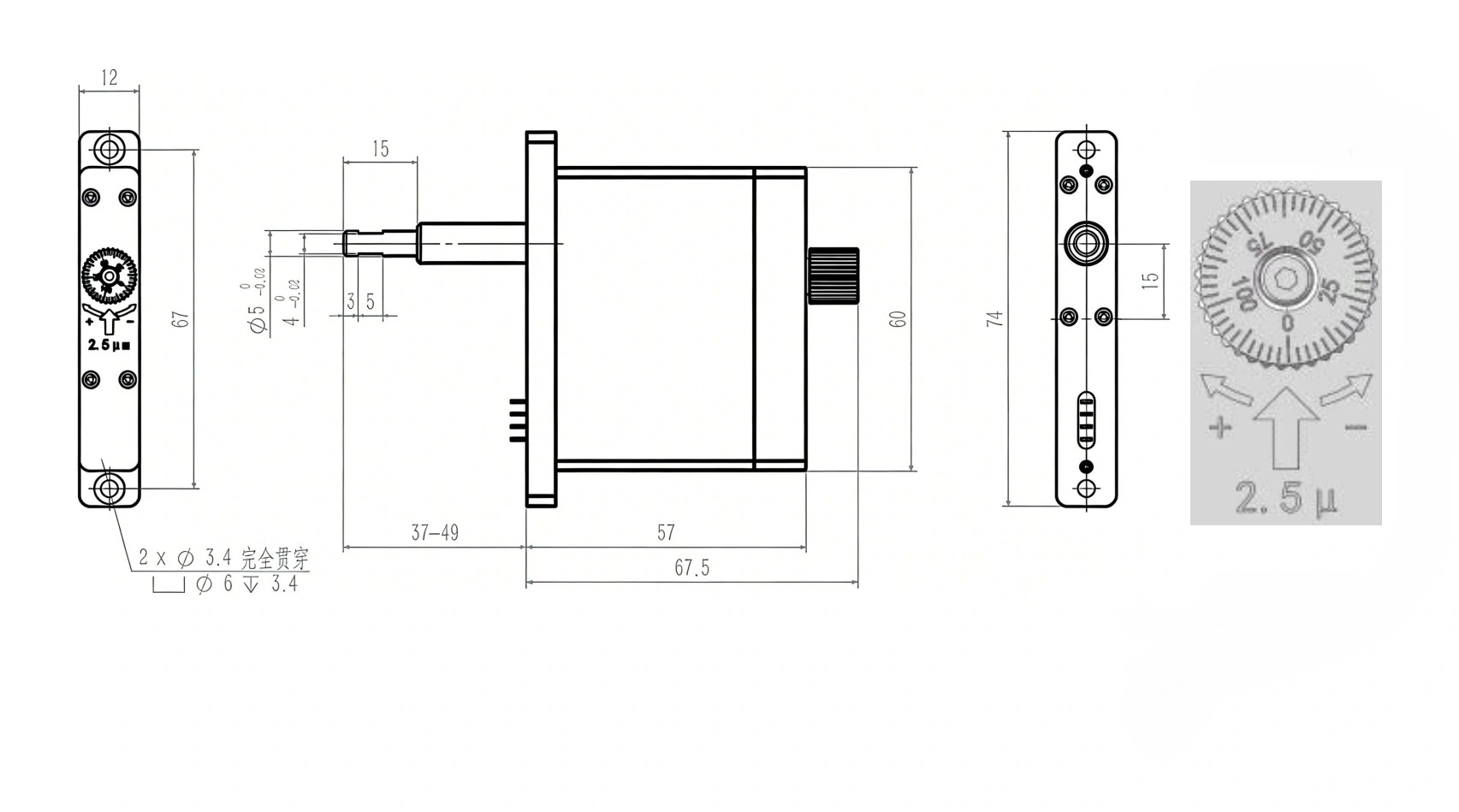 ZHR-MEC-FT-FW-12-200-04 dimension drawing