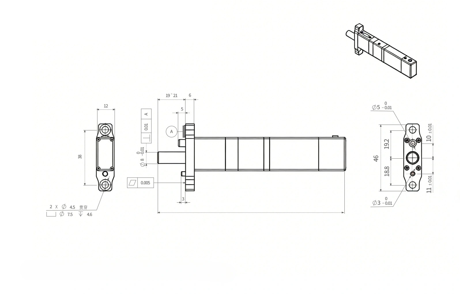 ZHR-MEC-FT-DL-02-200-01 dimension drawing